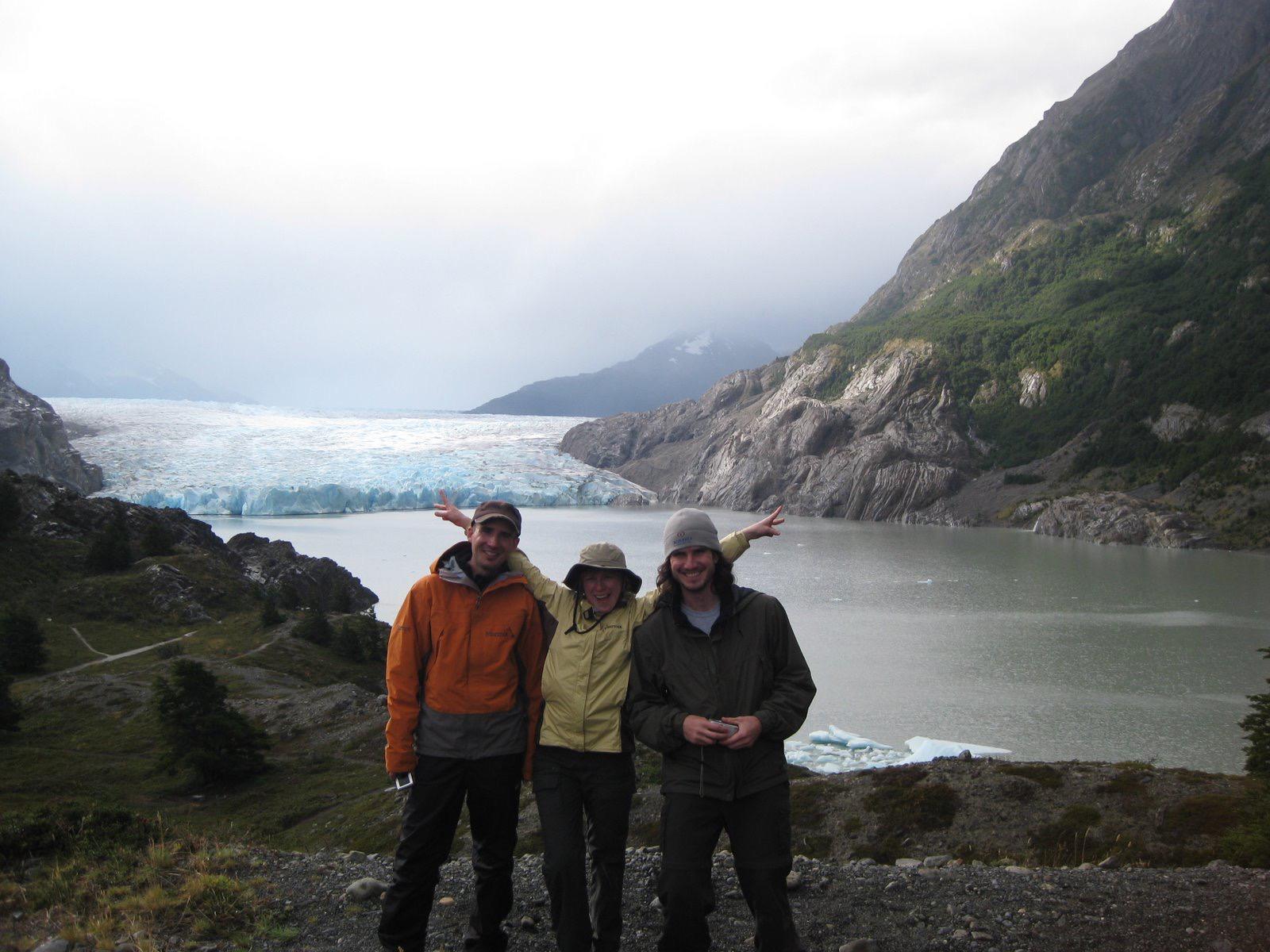 Matt hiking the W-circuit