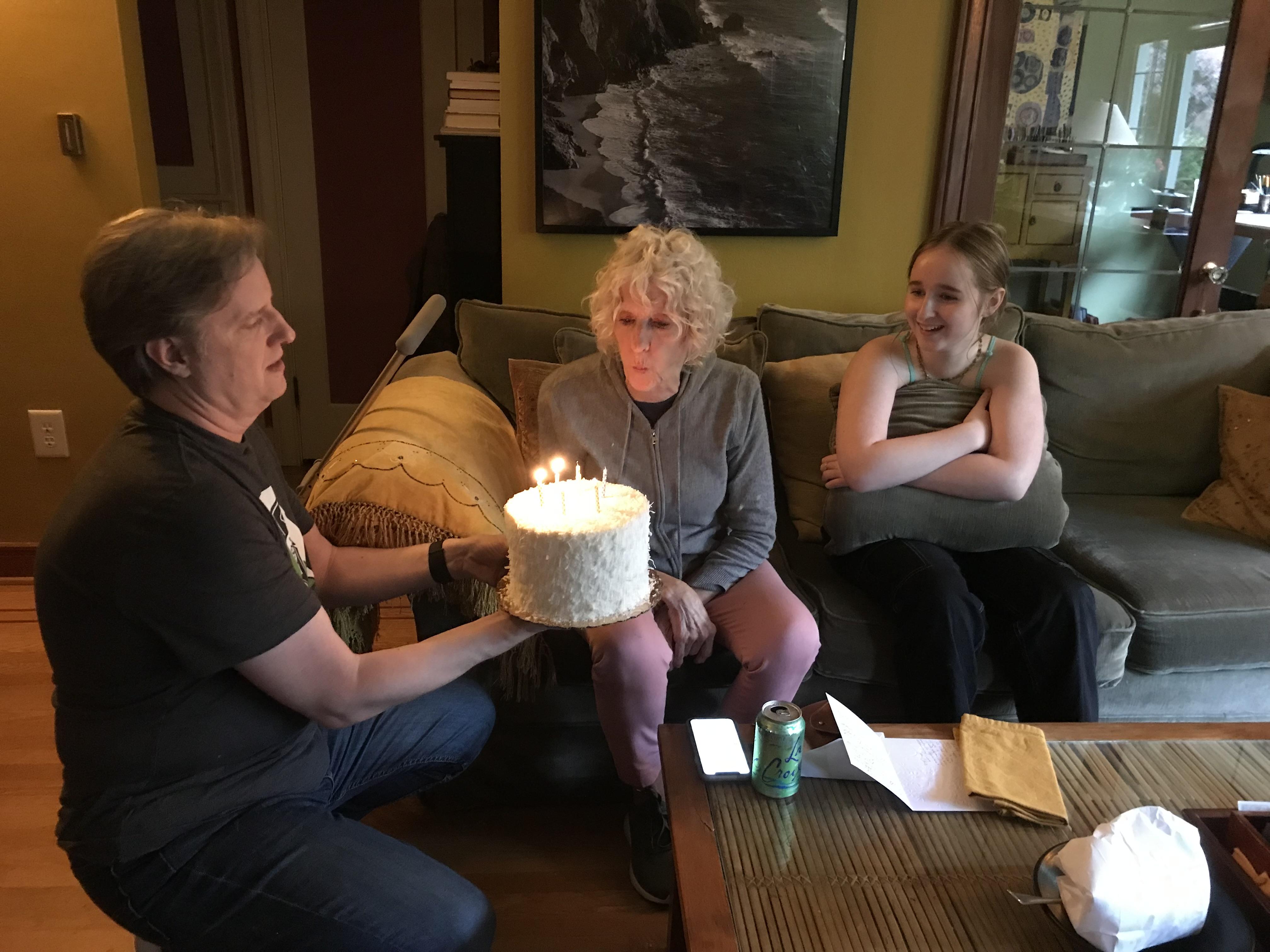 Beth’s birthday at her house