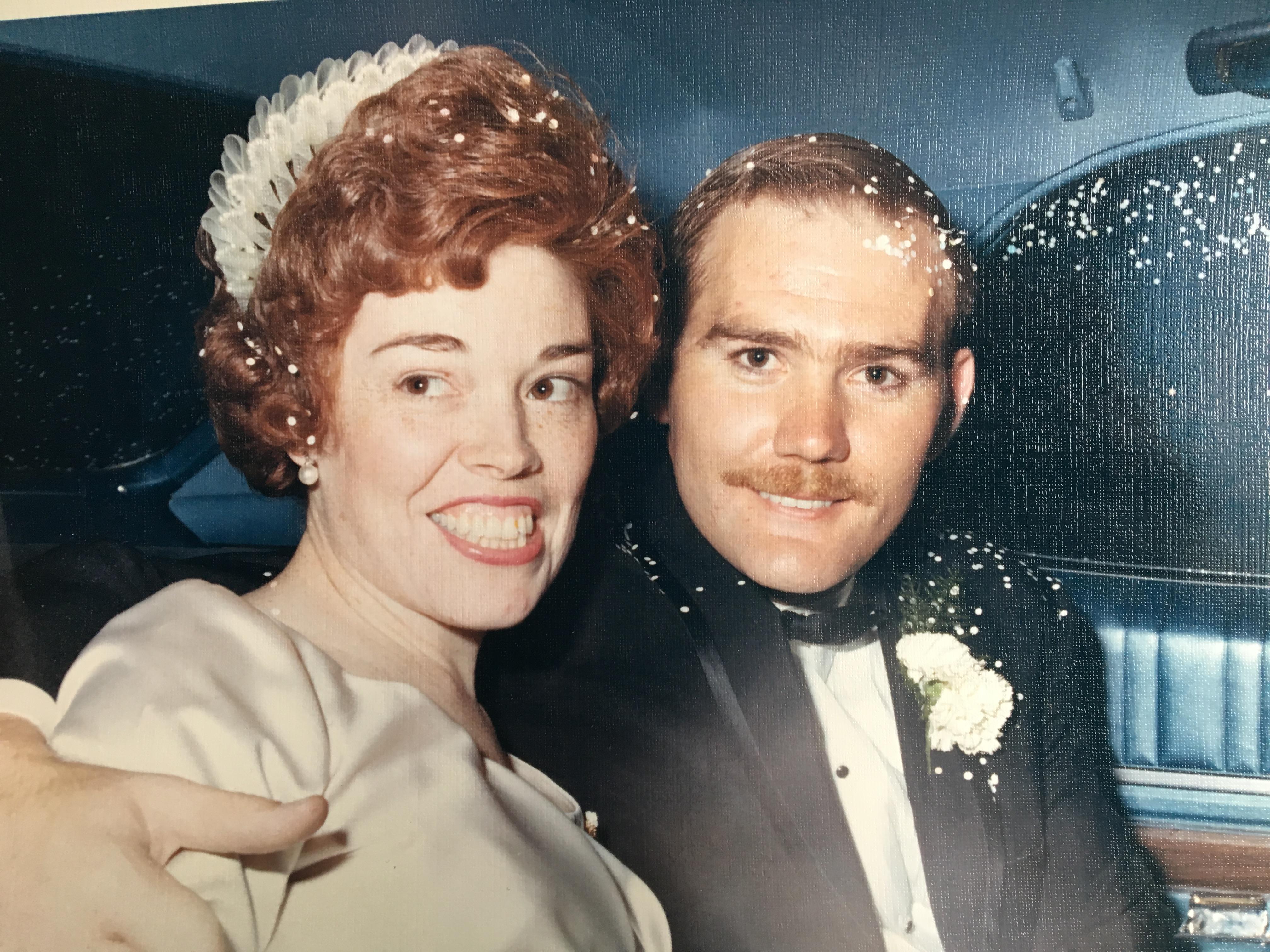 Merv & Bev Wedding Day