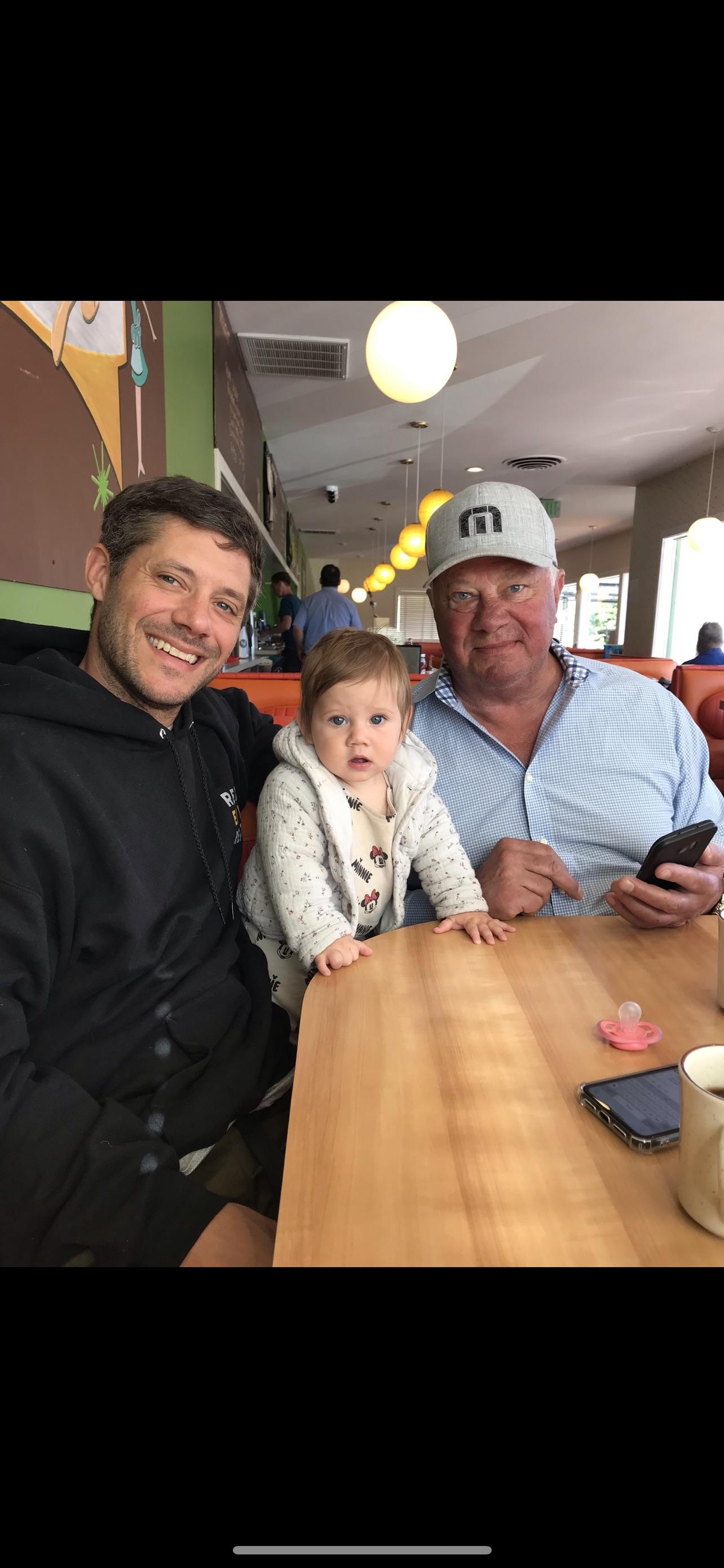 Brunch with Tulip and Josh.