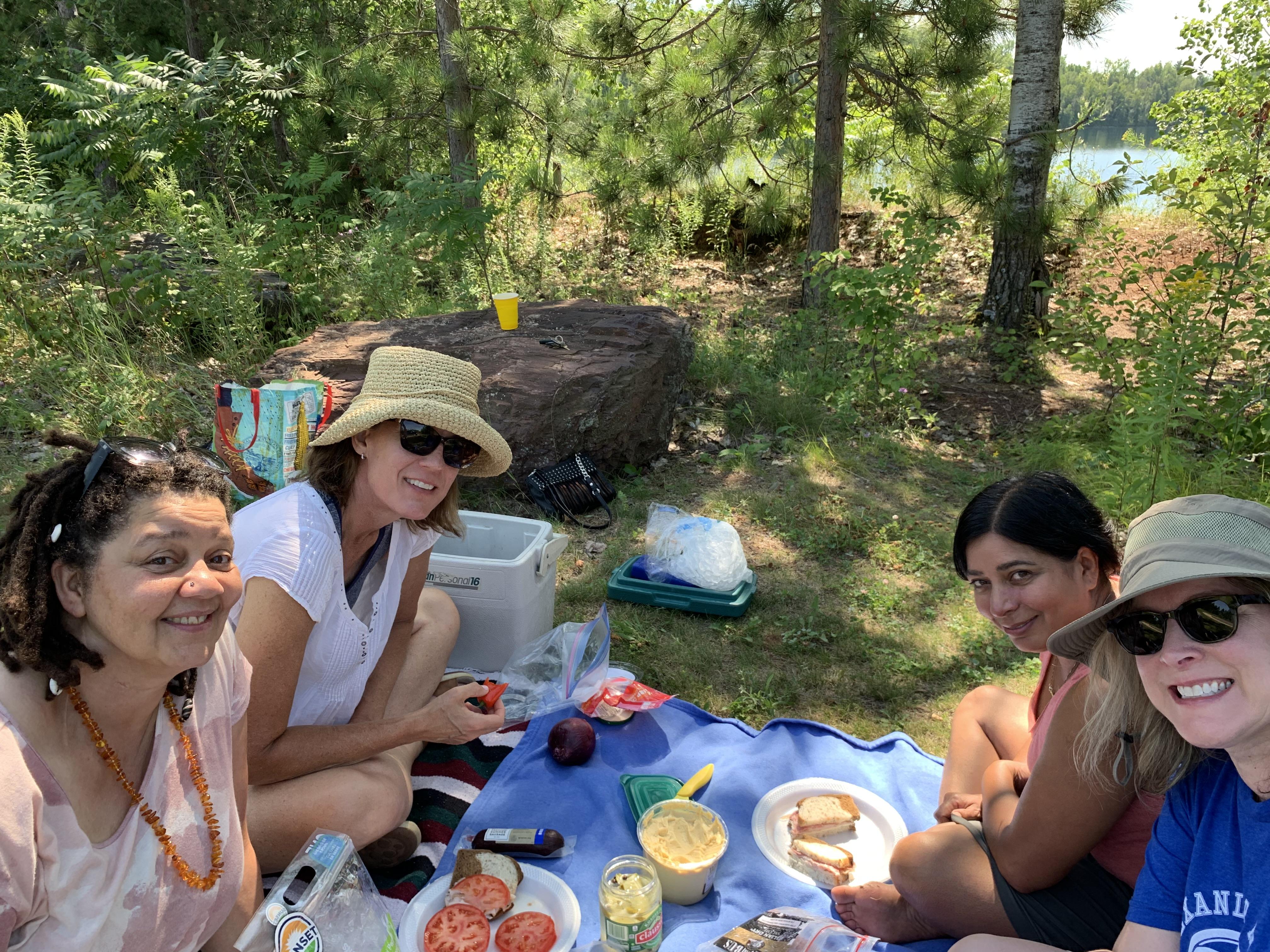 Mini reunion of grade school …