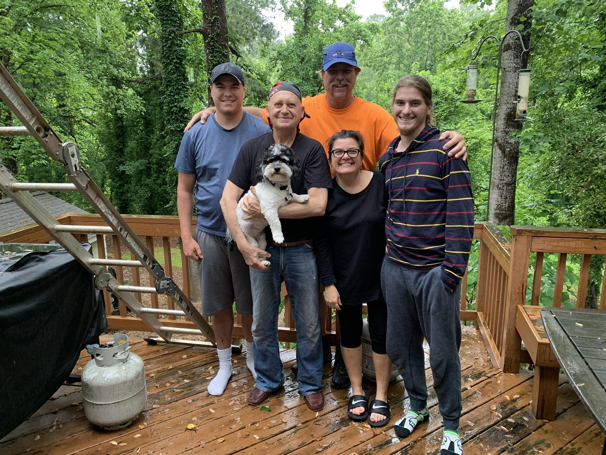Balazs and my family