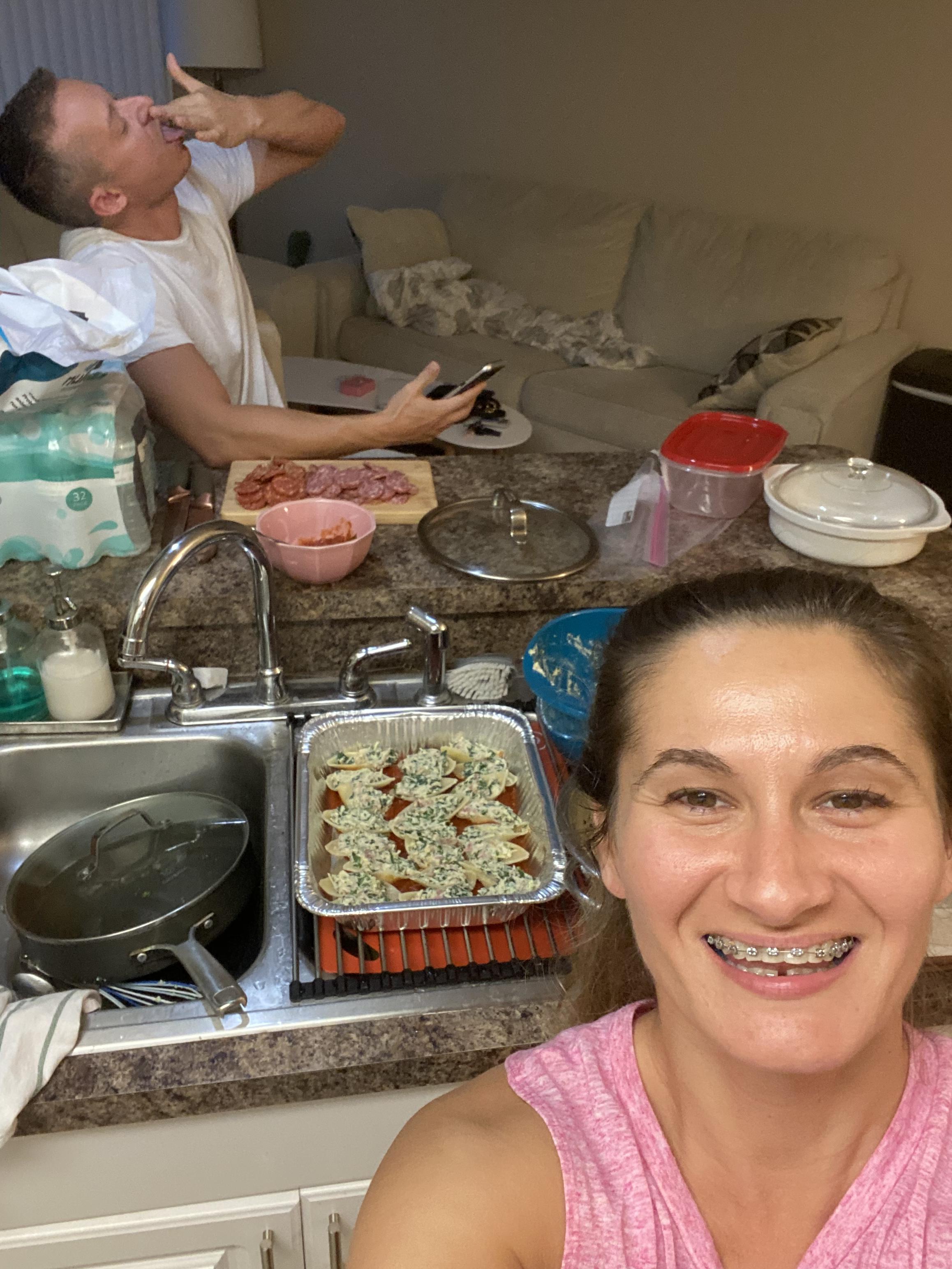 Cooking & laughing with e…