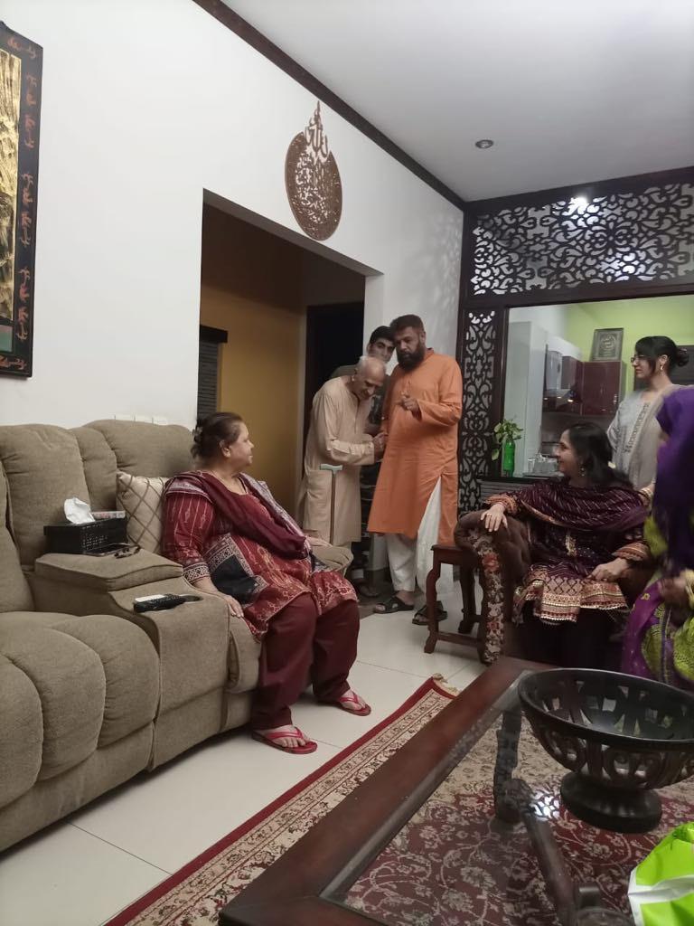 Daddy with Farhan bhai, fozi …
