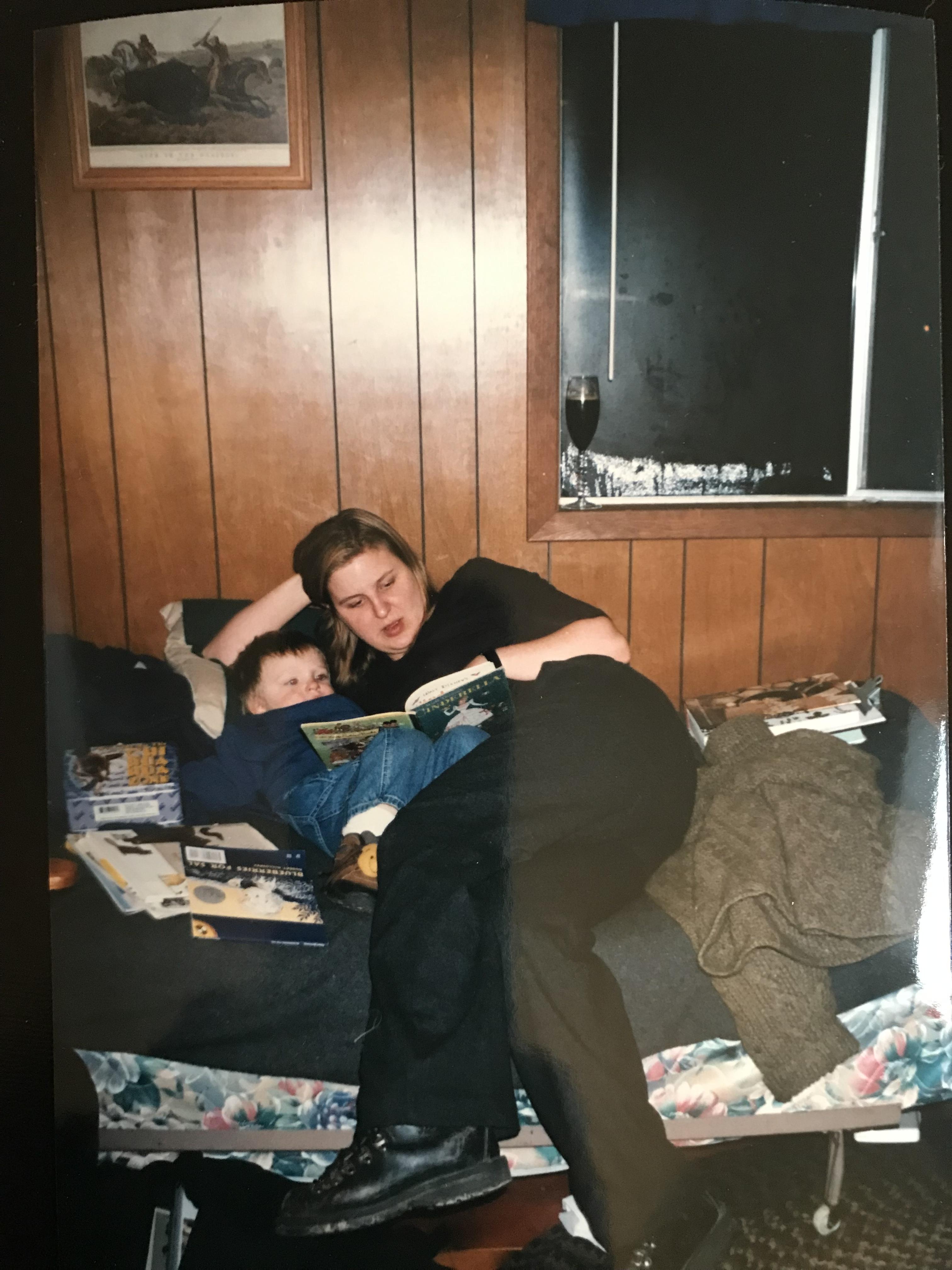 Story time with mom
