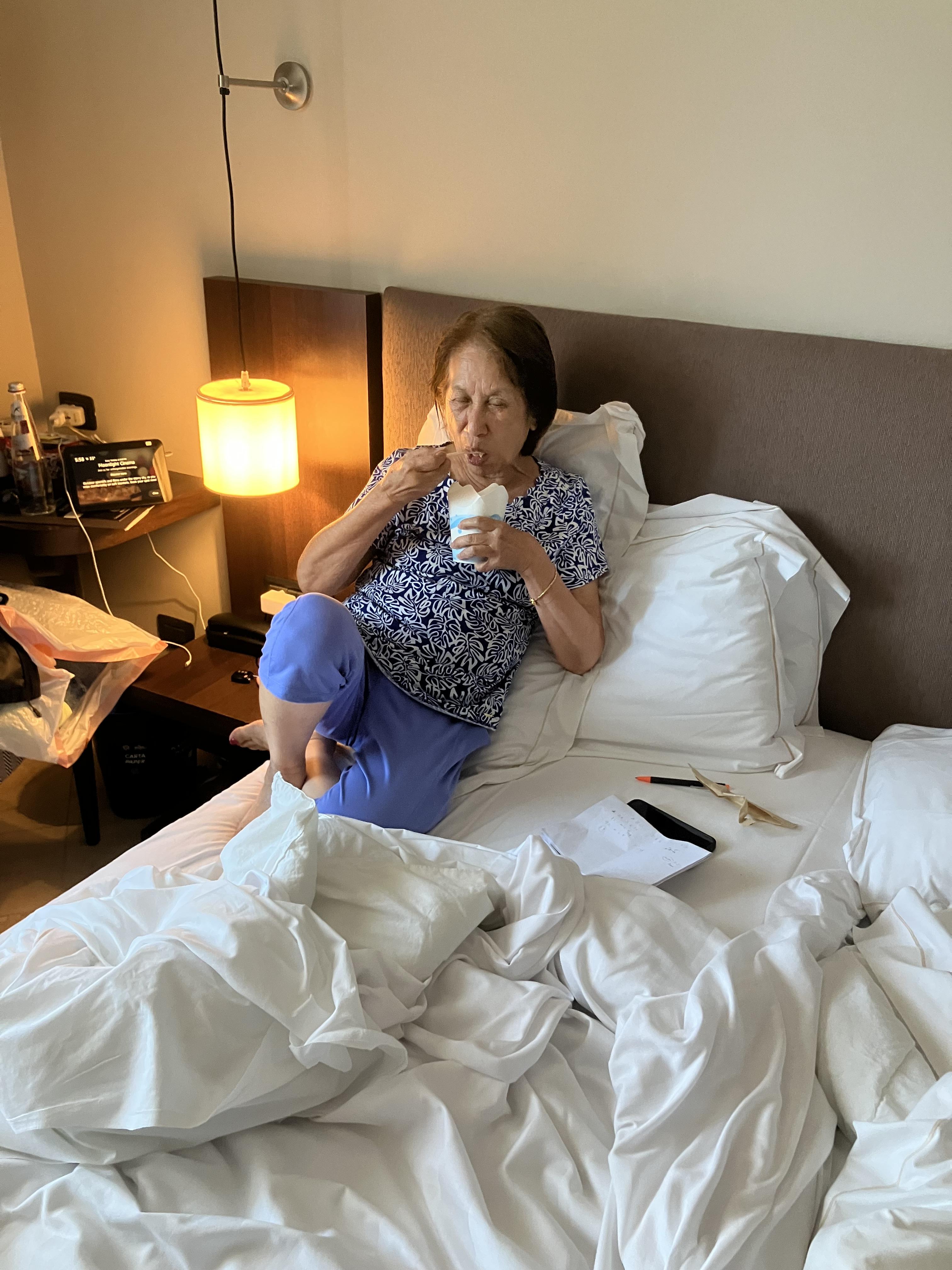 Moms trying a pistachio McFlu…