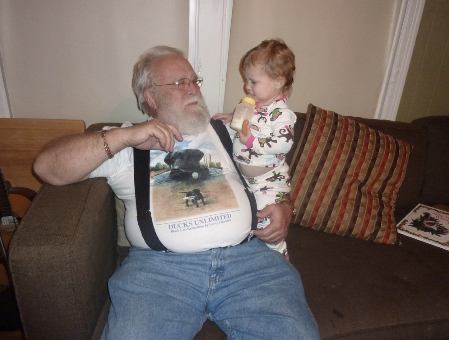 First Christmas with G randpa
