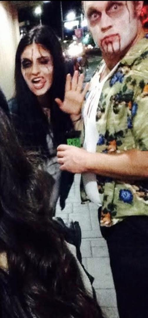 Zombie Crawl 2014, he was zom…