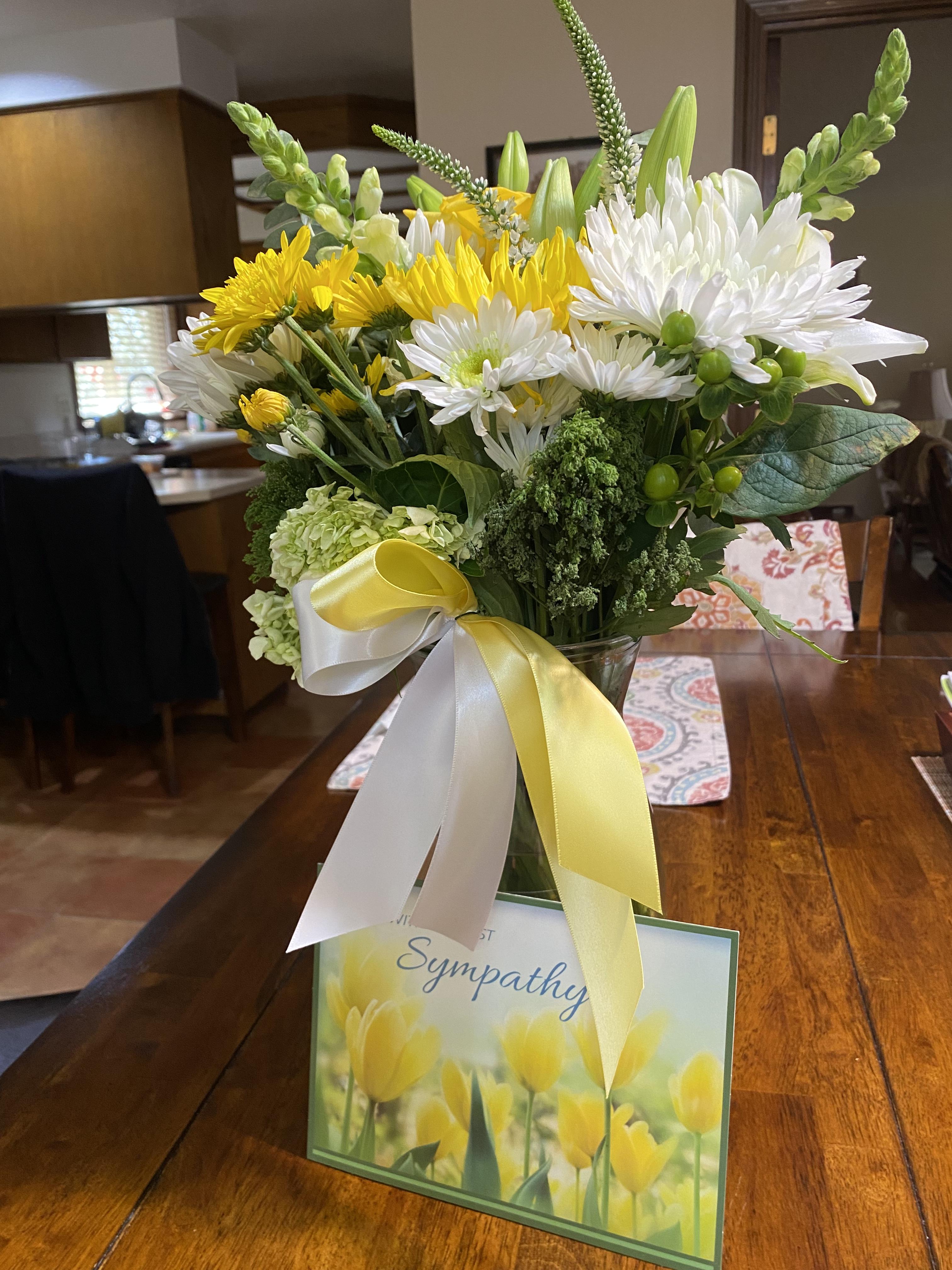 Thanks Bonnie for the flowers