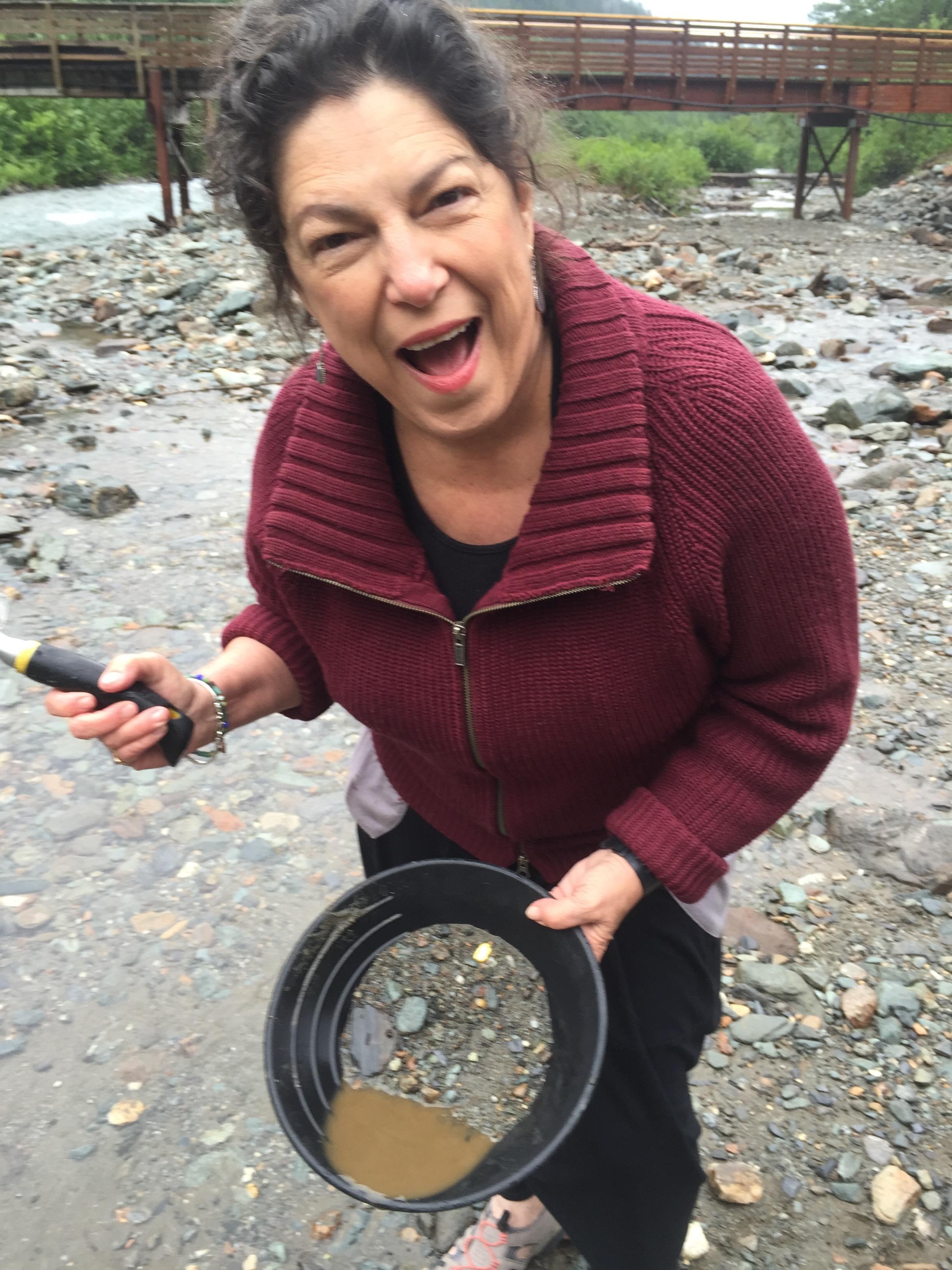 Janice prospecting for gold i…