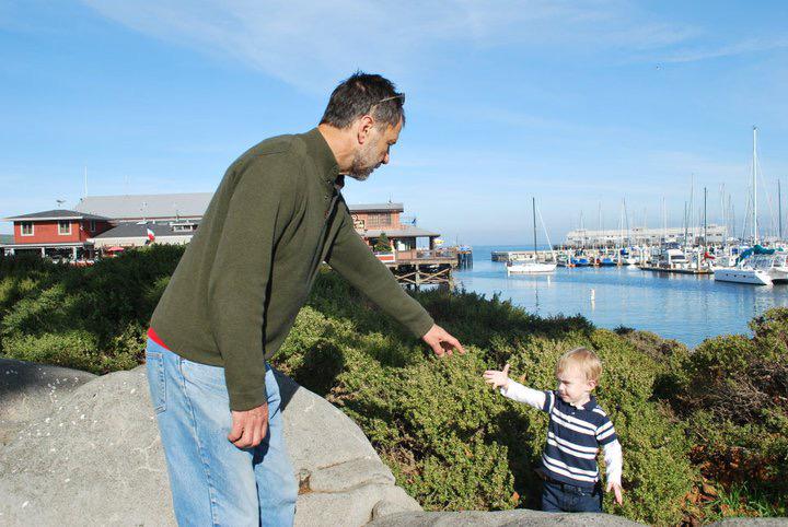 Grandpa and Ethan.