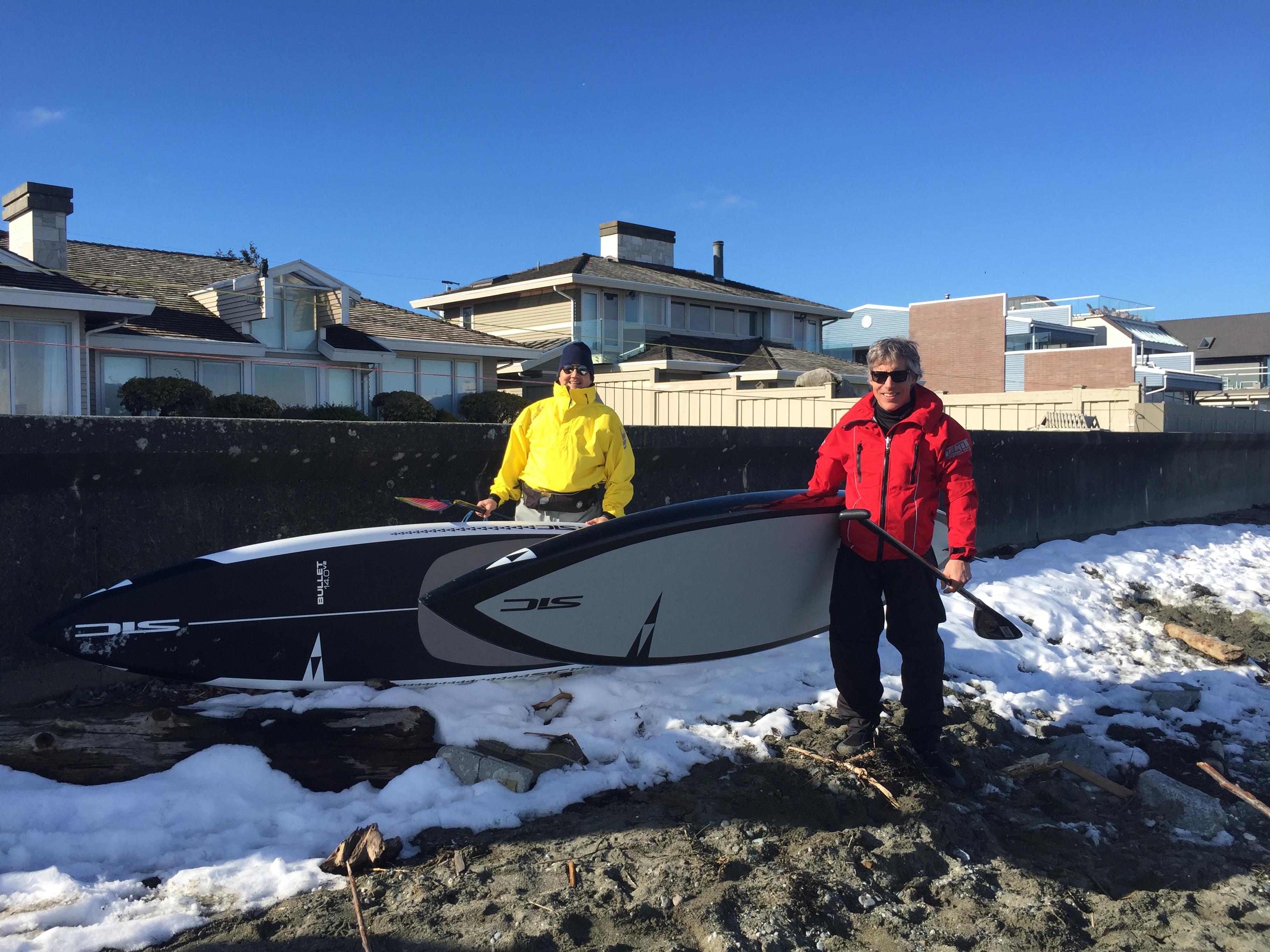 Chris and I paddled across Bo…