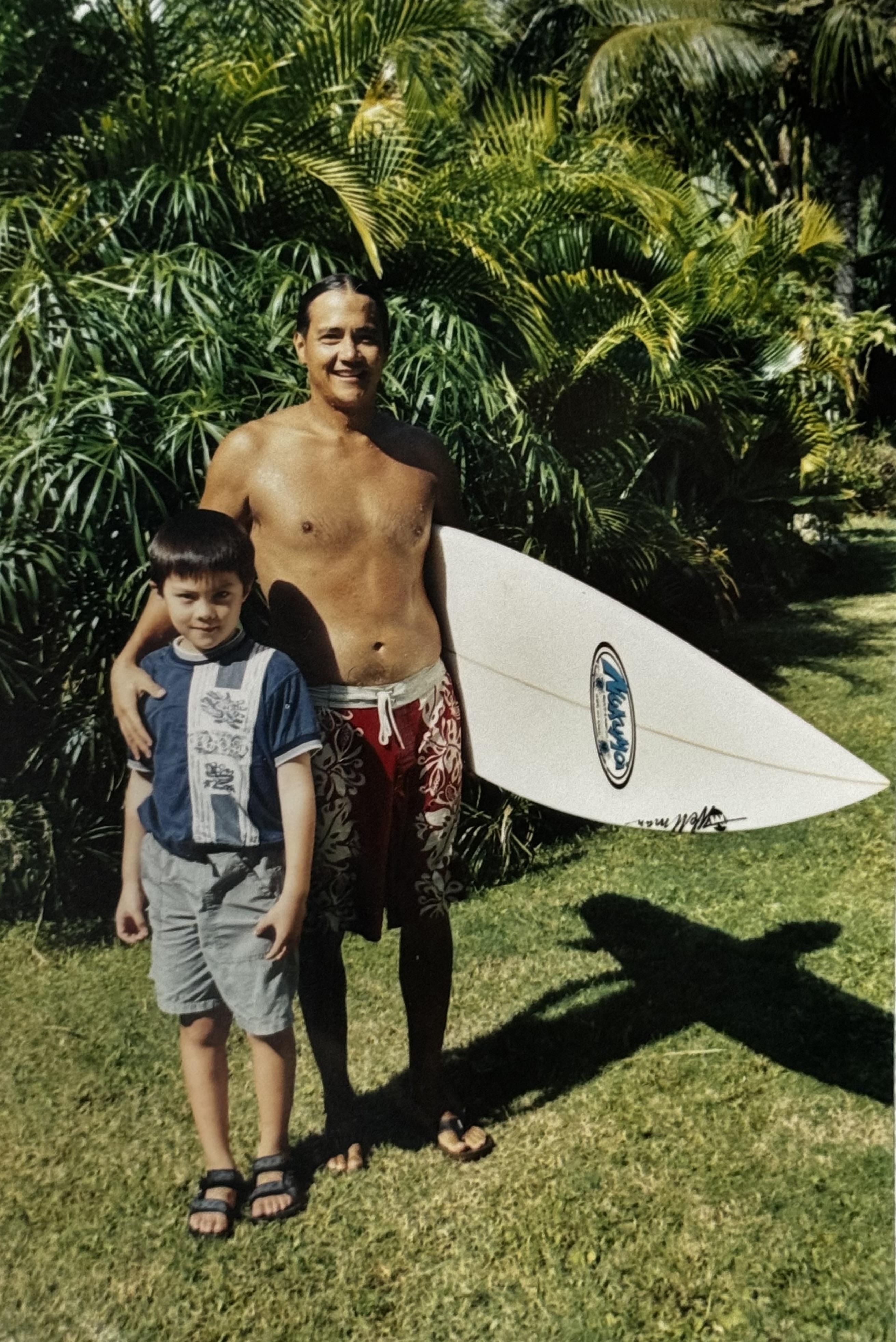 Post surf with Jacob
