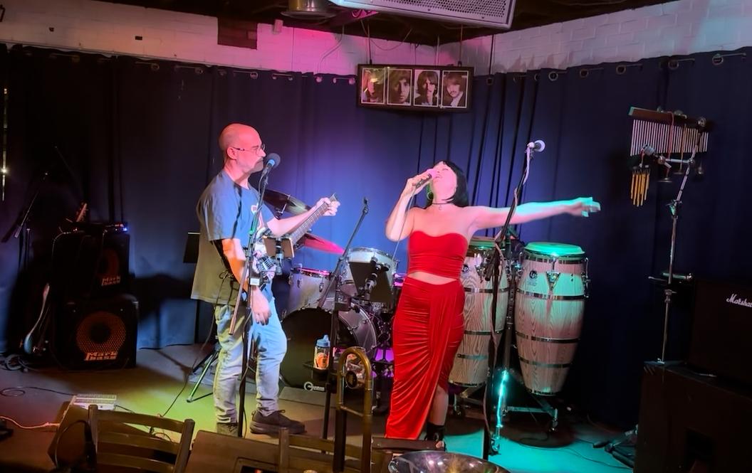 James and Shaina performing “…