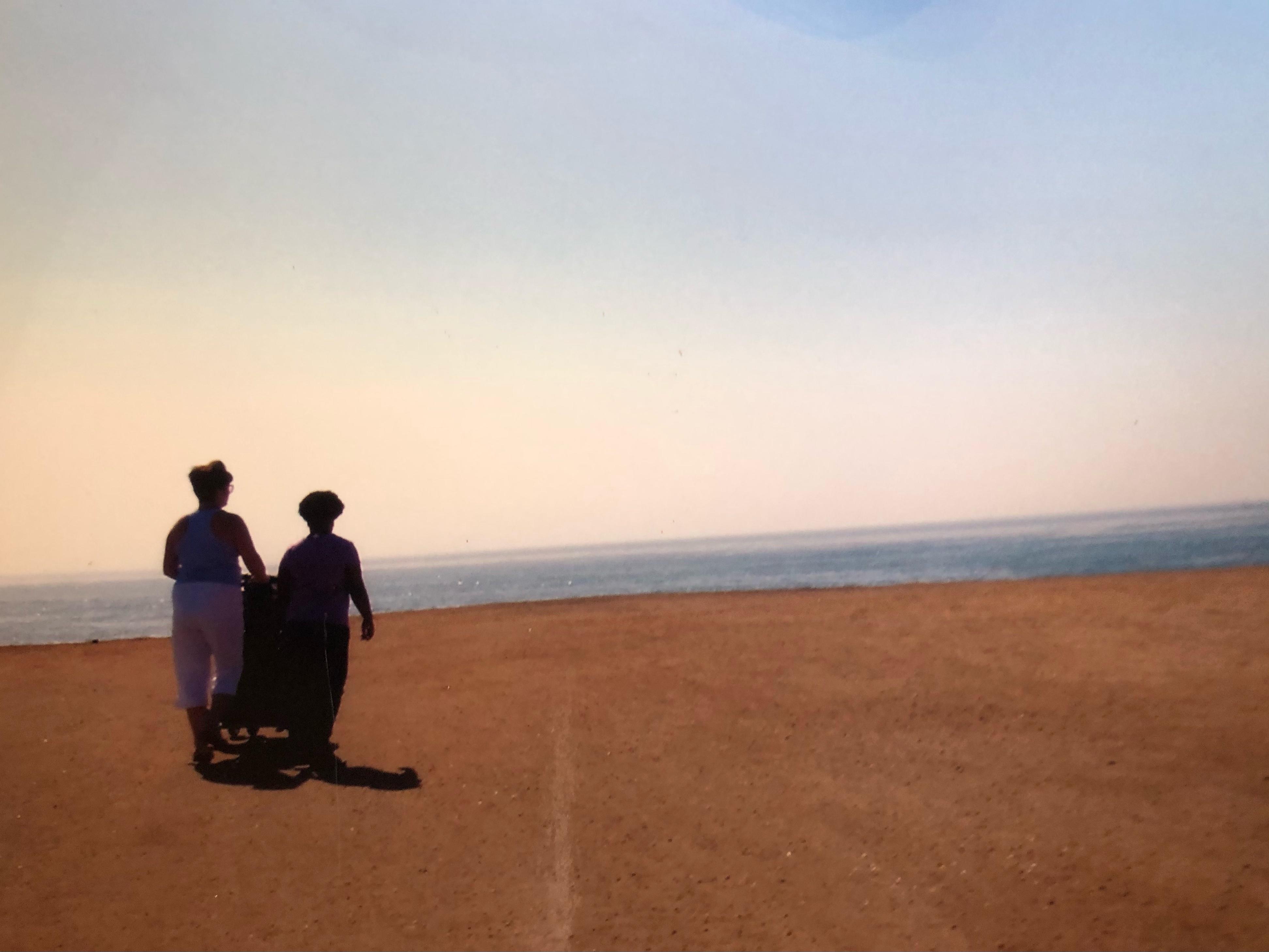 Hattie and Joy taking in the …