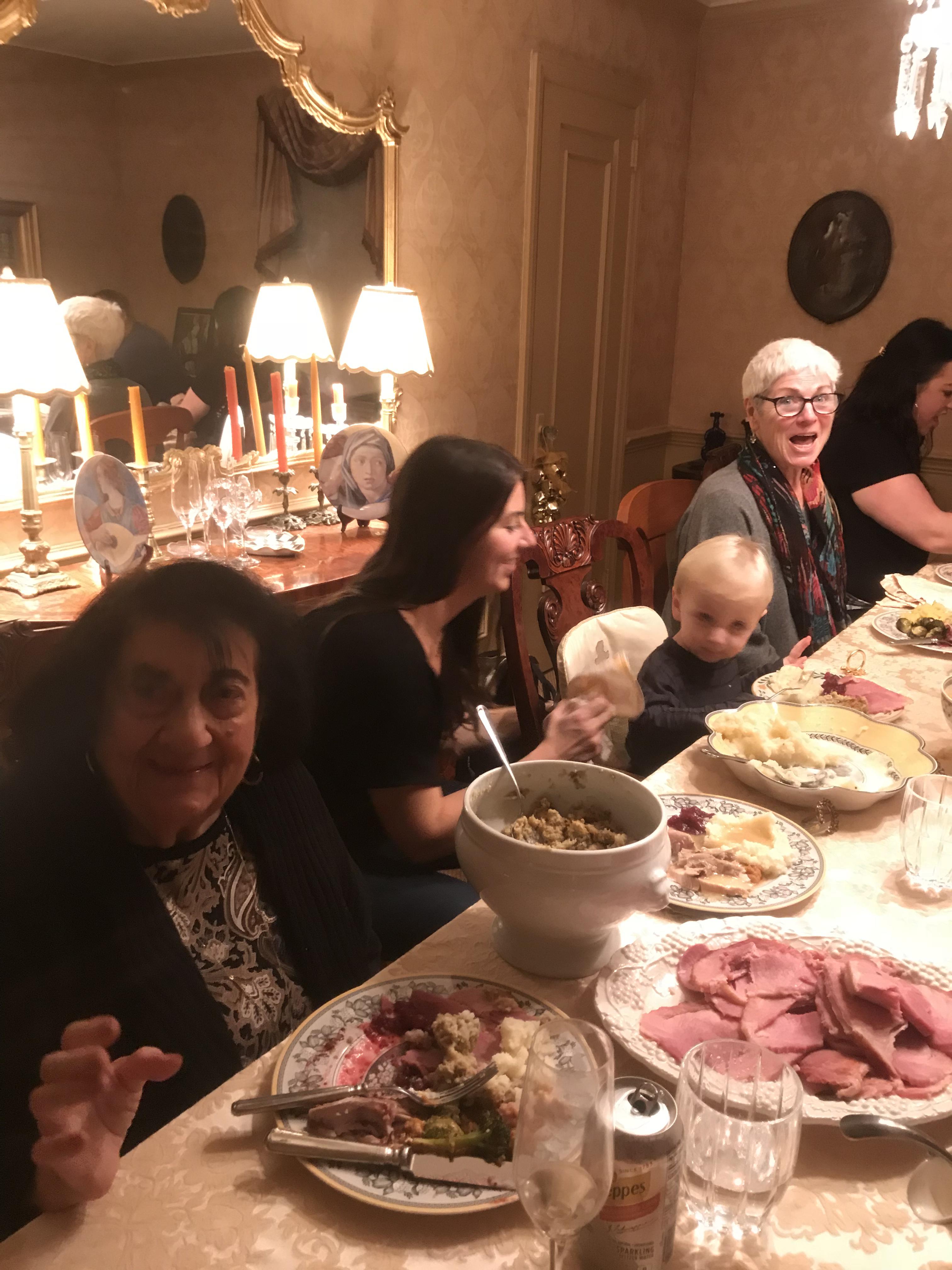 Giving small thanks and eatin…