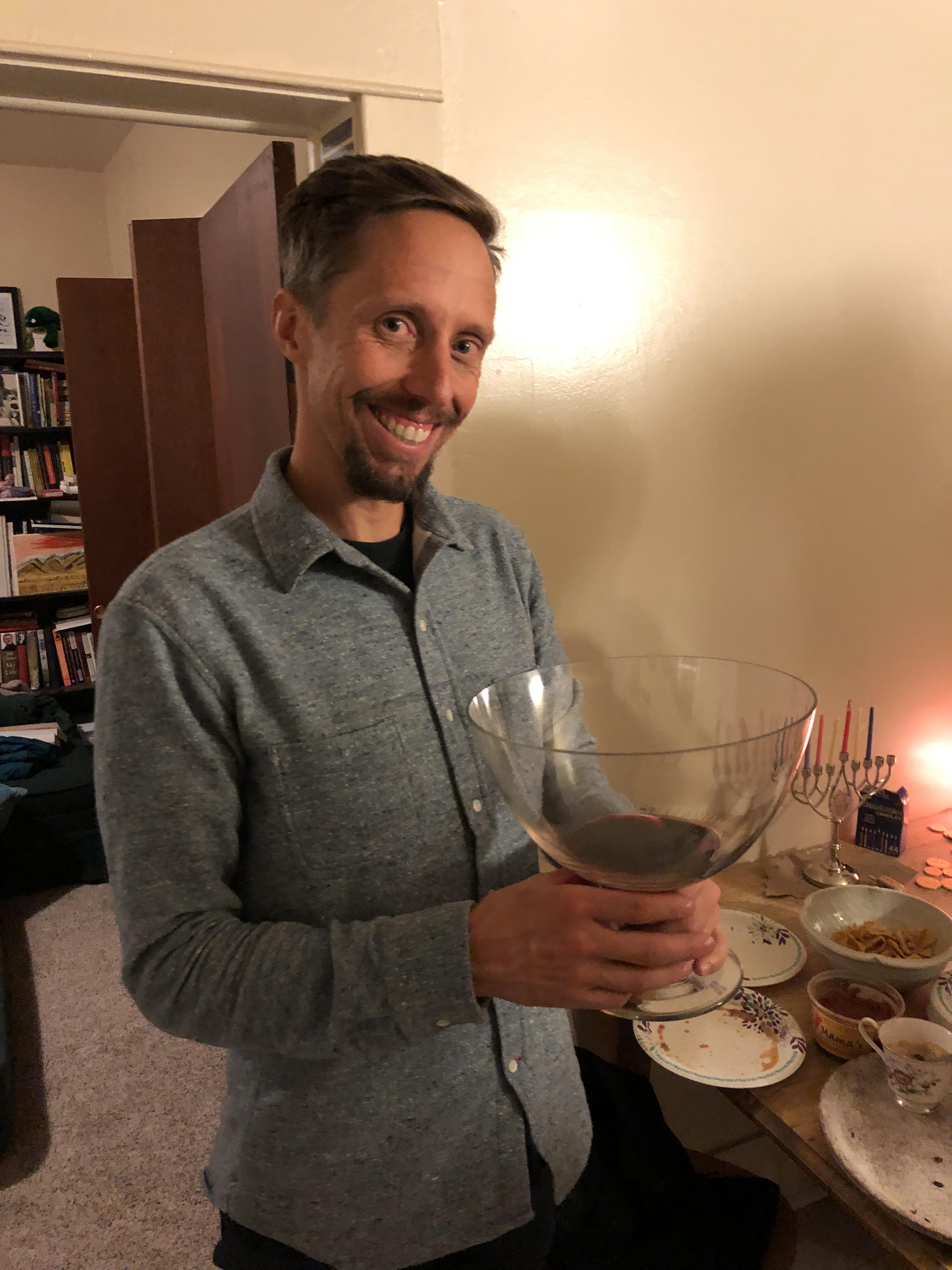 Chanukah Wine Gulp