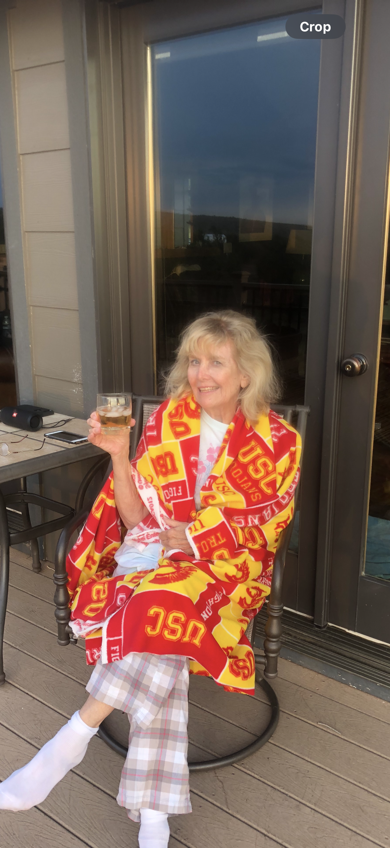Gaye enjoying her favorite dr…