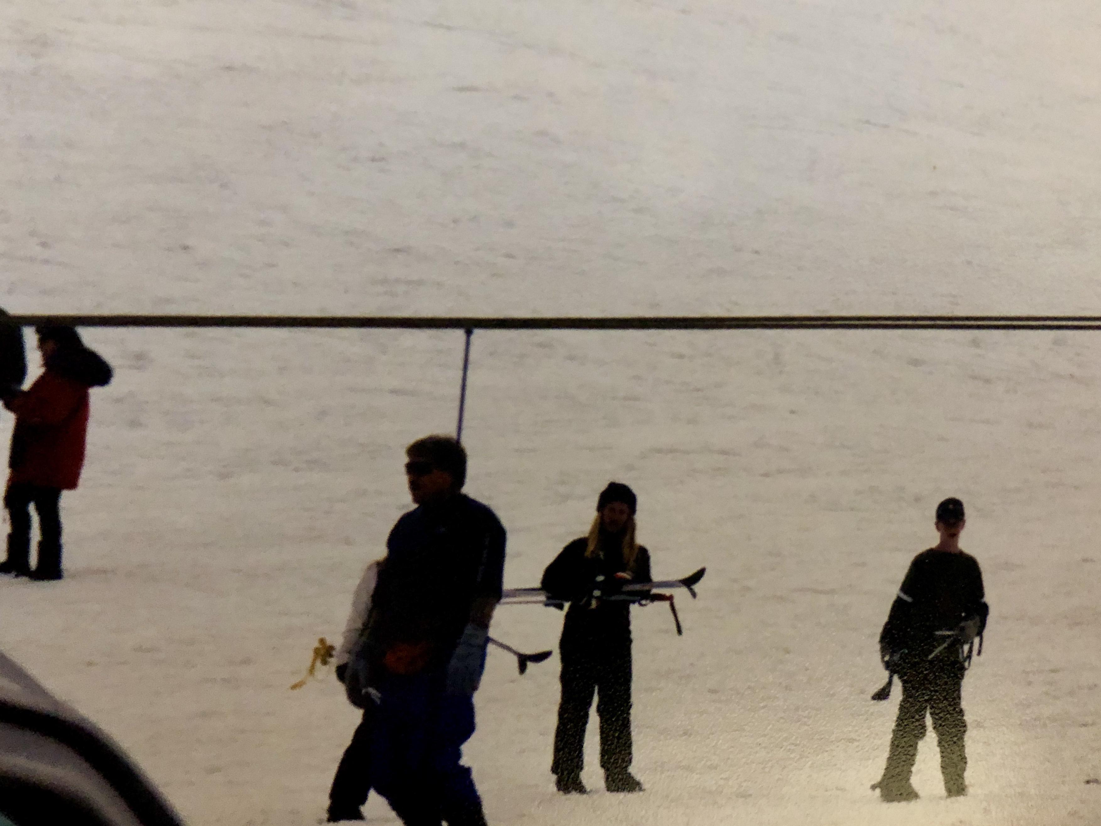 Snow skiing fun.