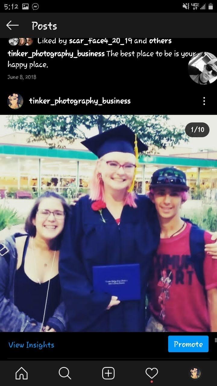 My high school graduation