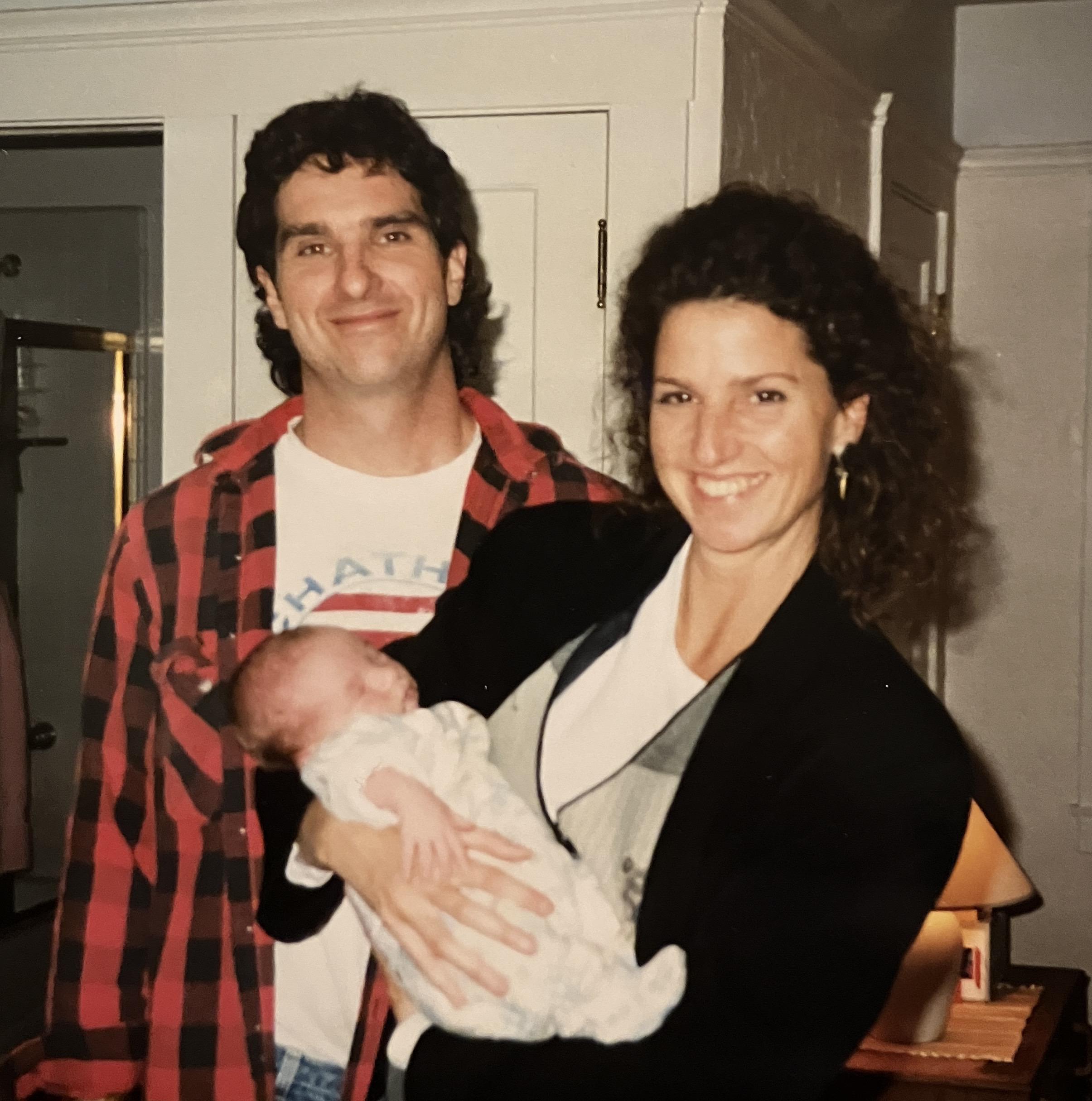 Marina meeting newborn Liam