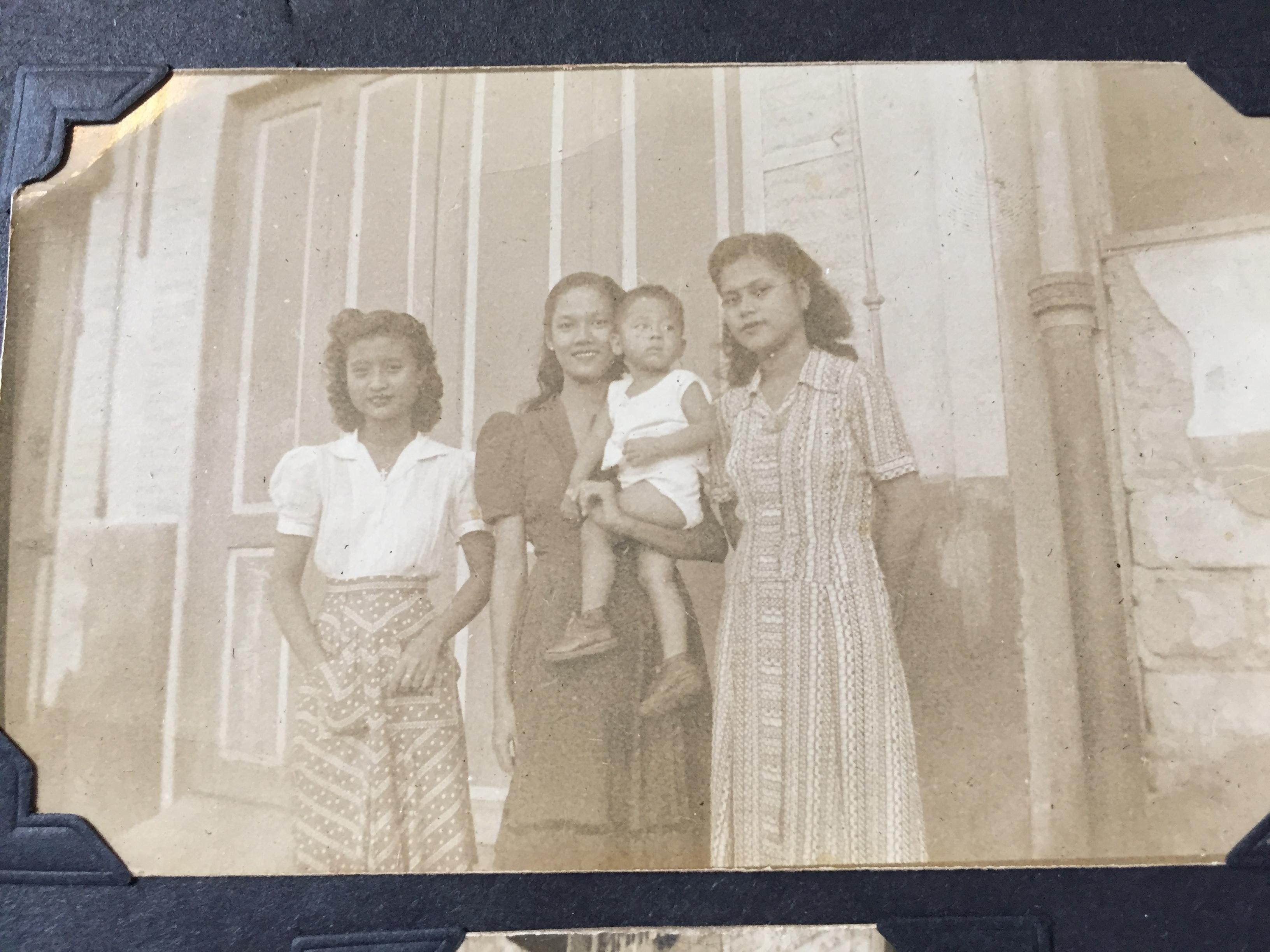 With Tita Saling (left) Dad's…