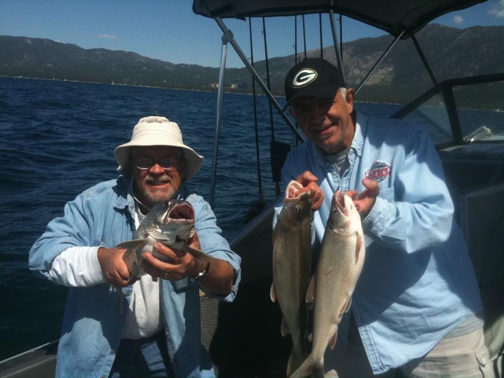 Doing  what he loved - fishing