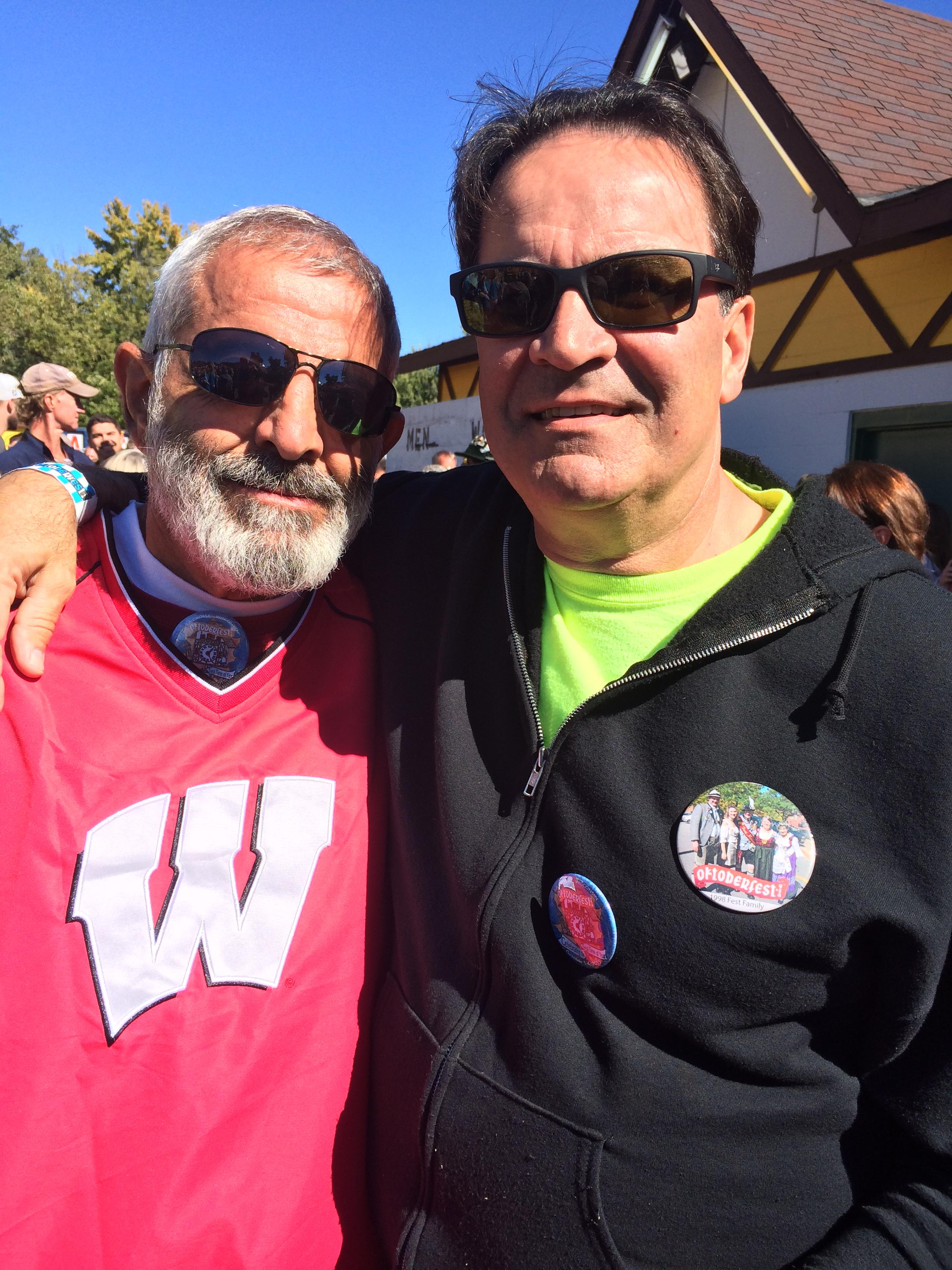 Pete and I at the Oktoberfest…