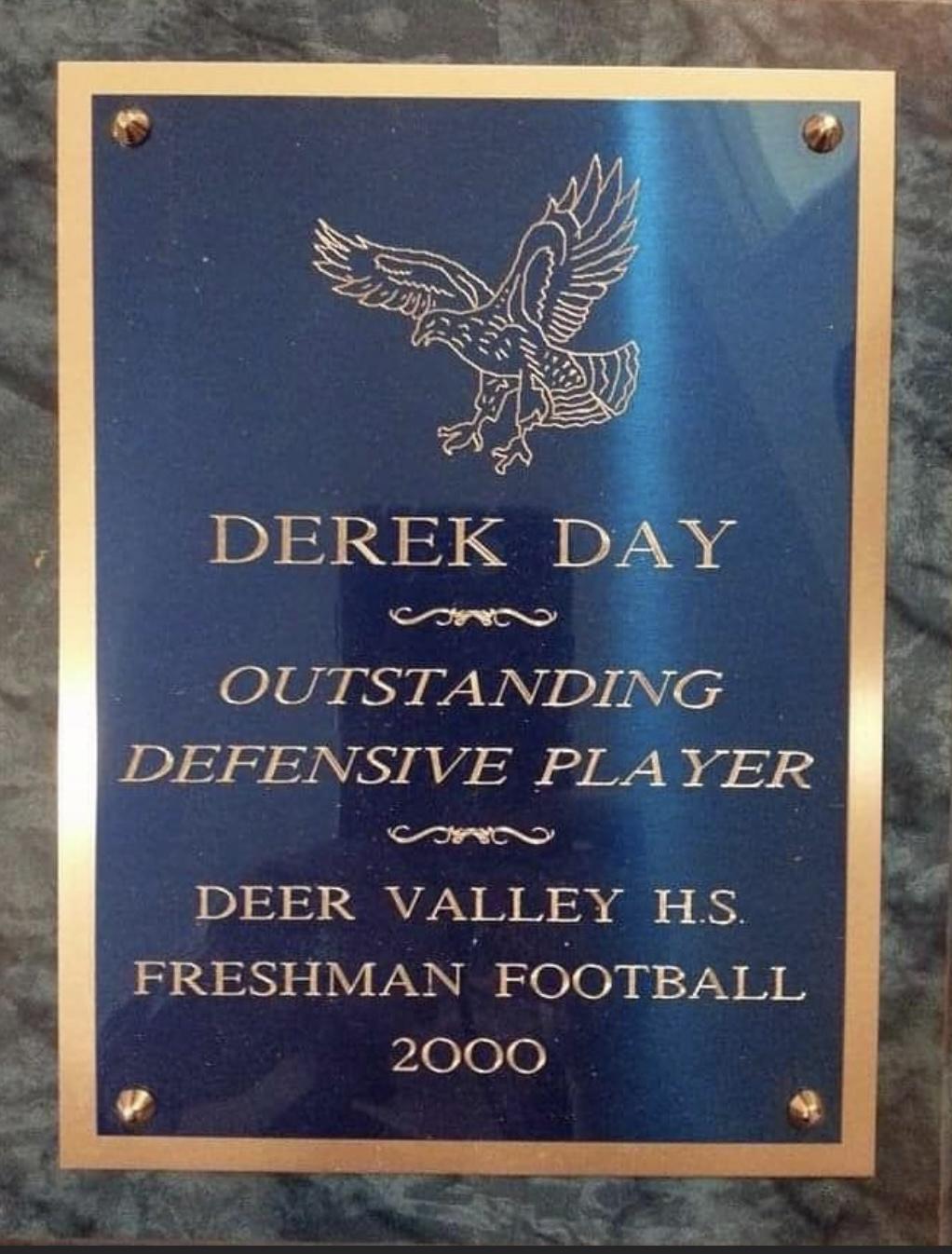 Derek was amazing in football