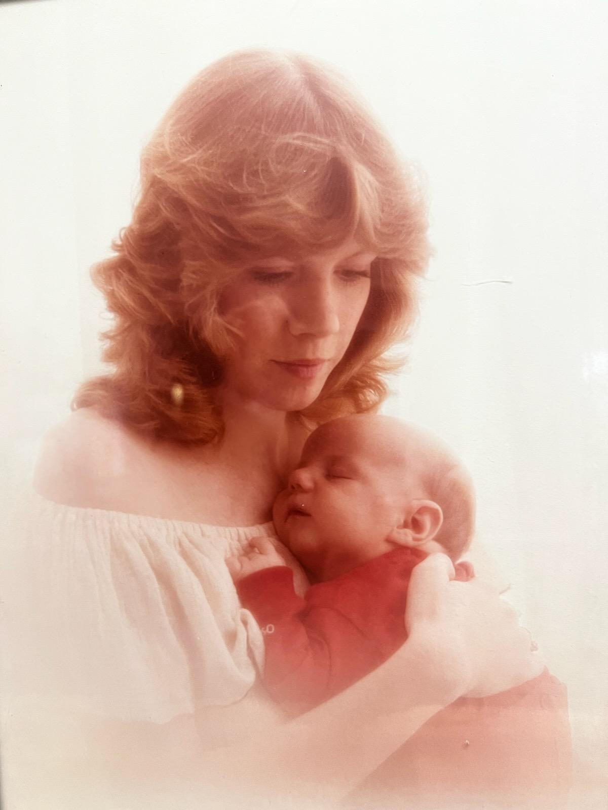 Me with Derek at 7 weeks old.