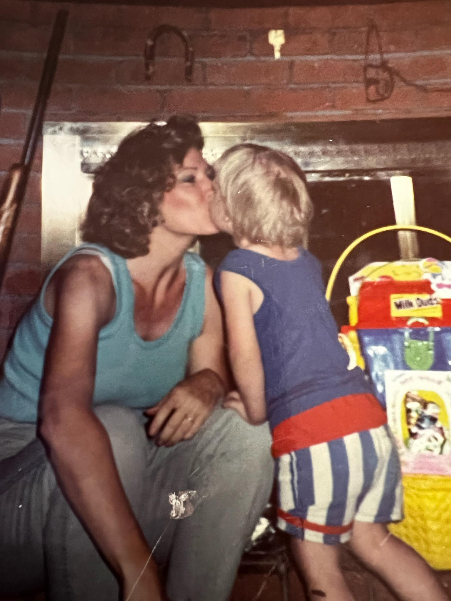 Derek kissing Grandma Wendy t…