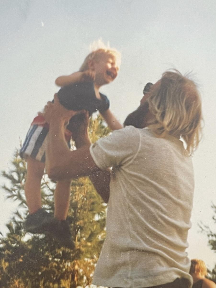 Grandpa Wayne playing with De…