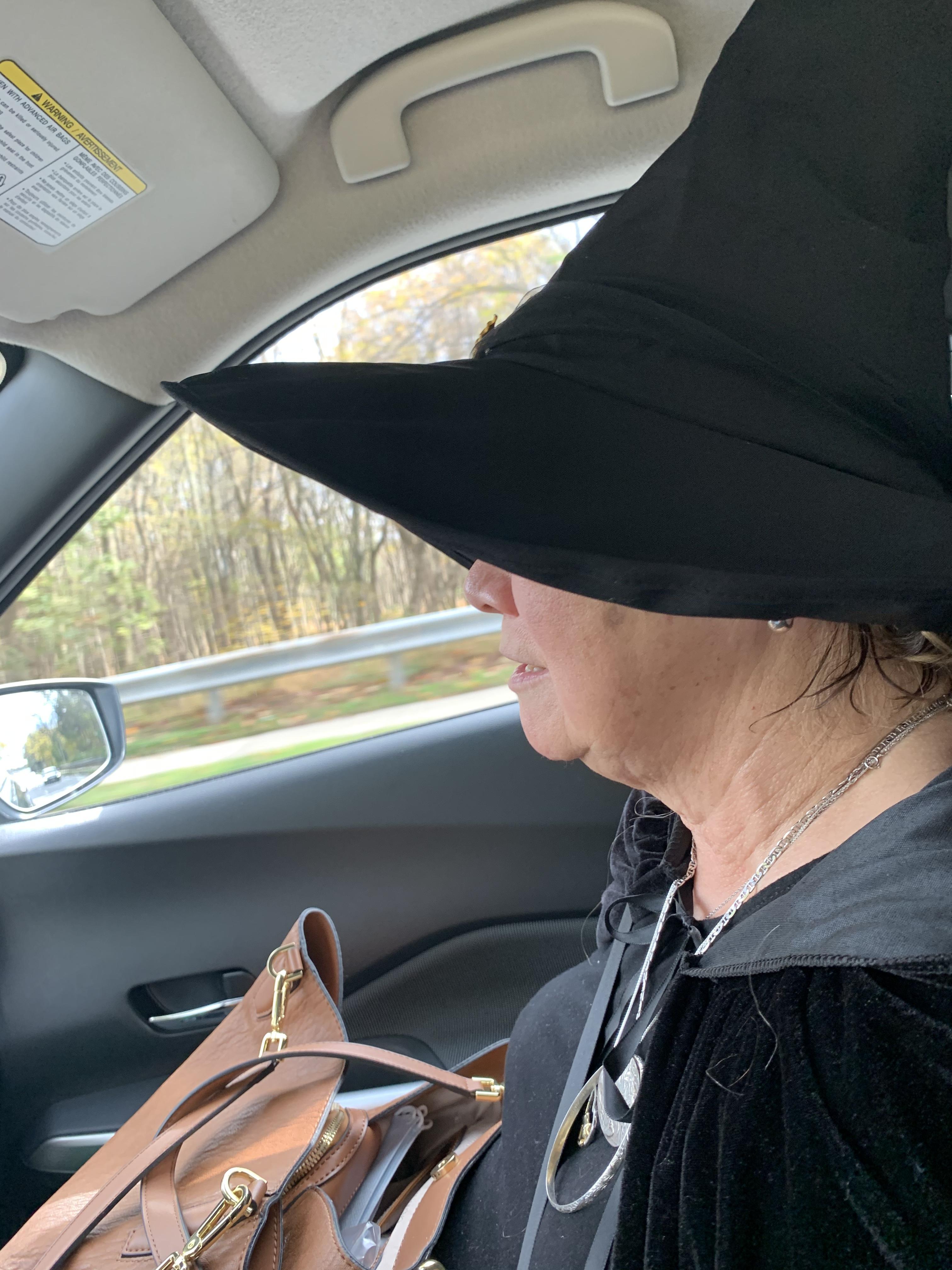 On the way to Halloween festi…