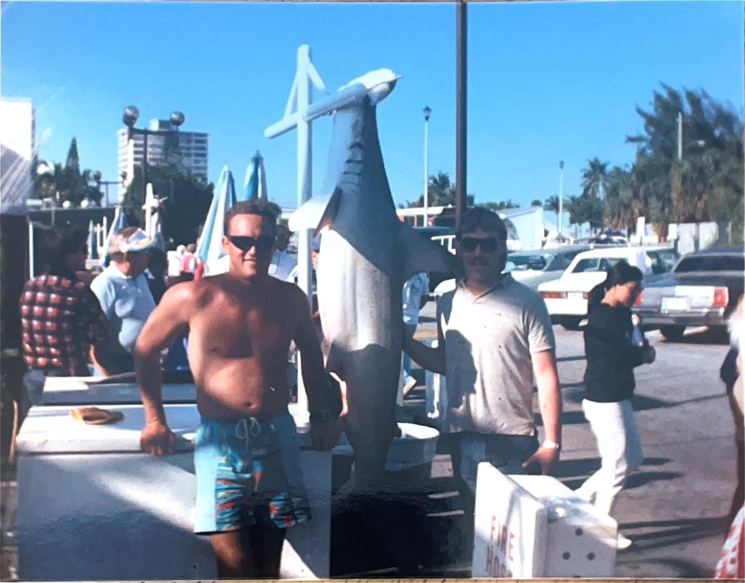 Bruce Hilbig and Rick fishing…