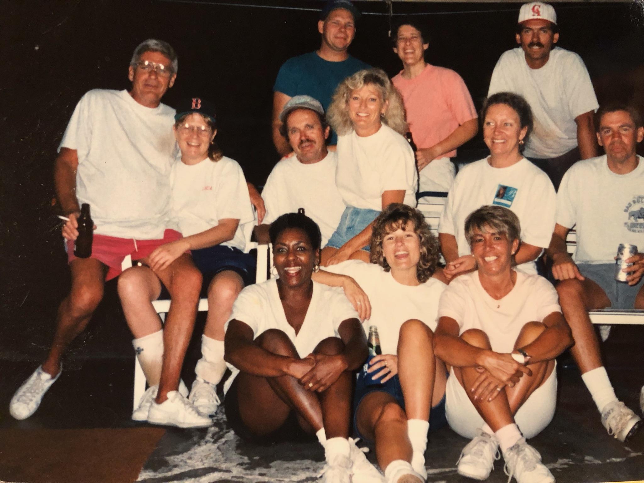 Coed Softball with Uncle Mike…