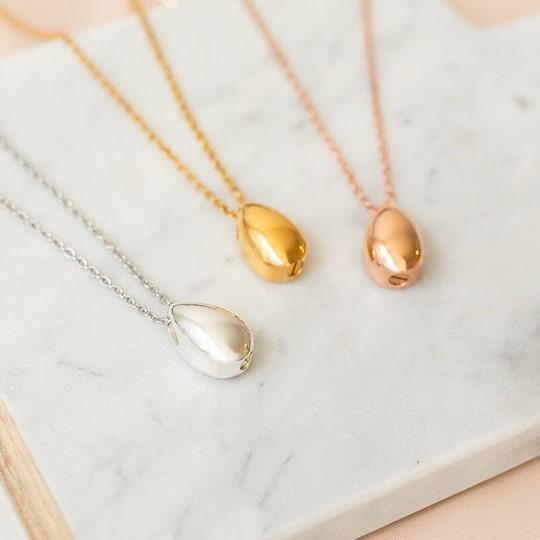 Photo of The Hepburn Teardrop Cremation Necklace