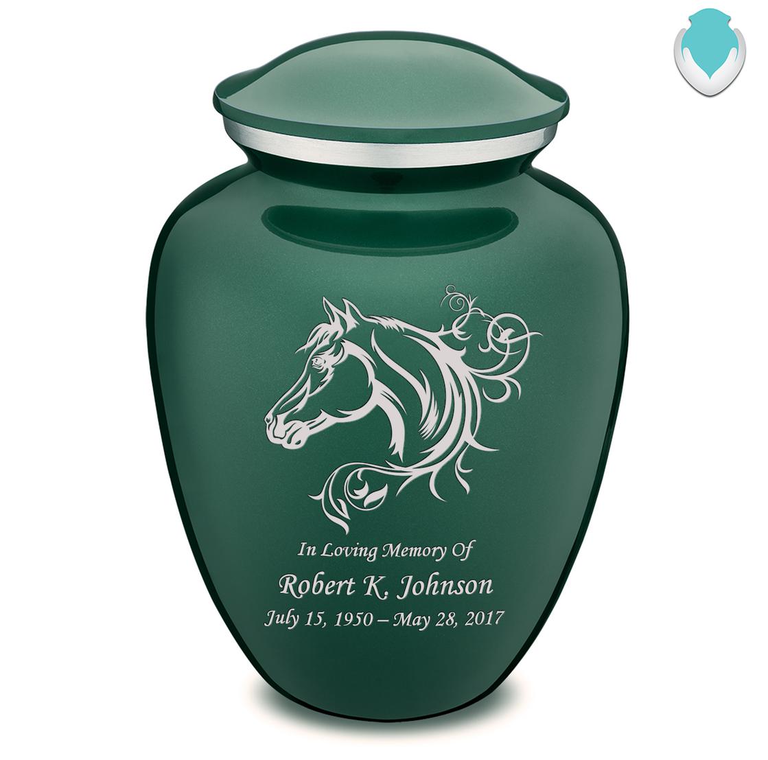 Photo of Adult Embrace Horse Cremation Urn