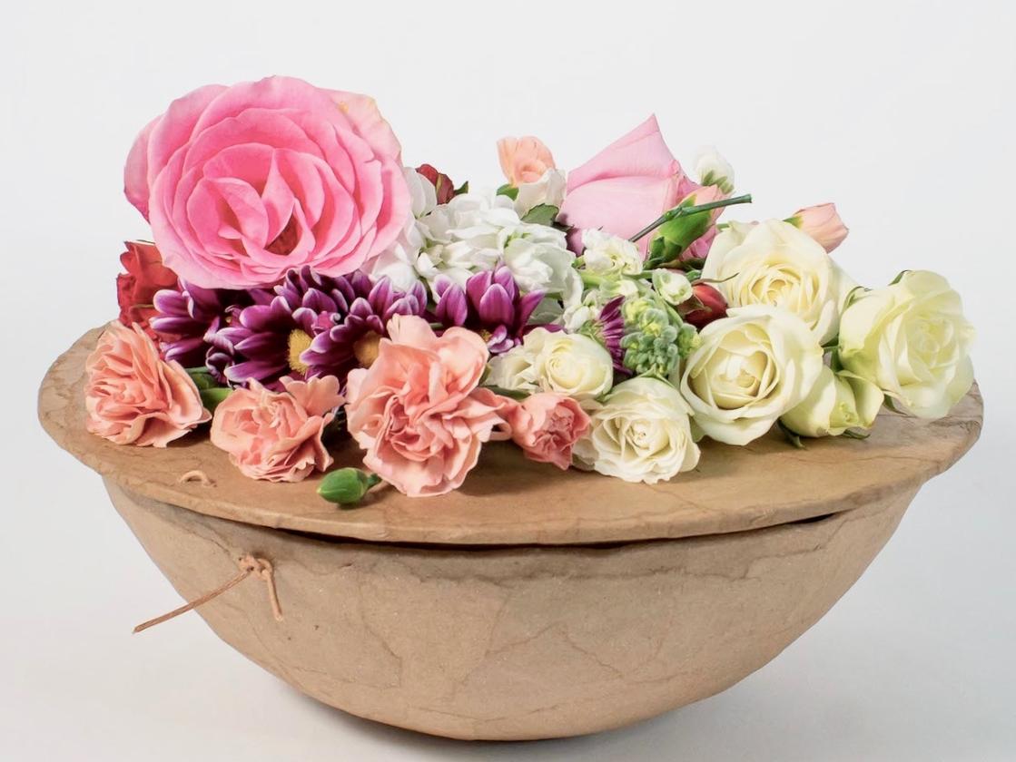 Photo of Fresh Flowers DIY Biodegradable Urn