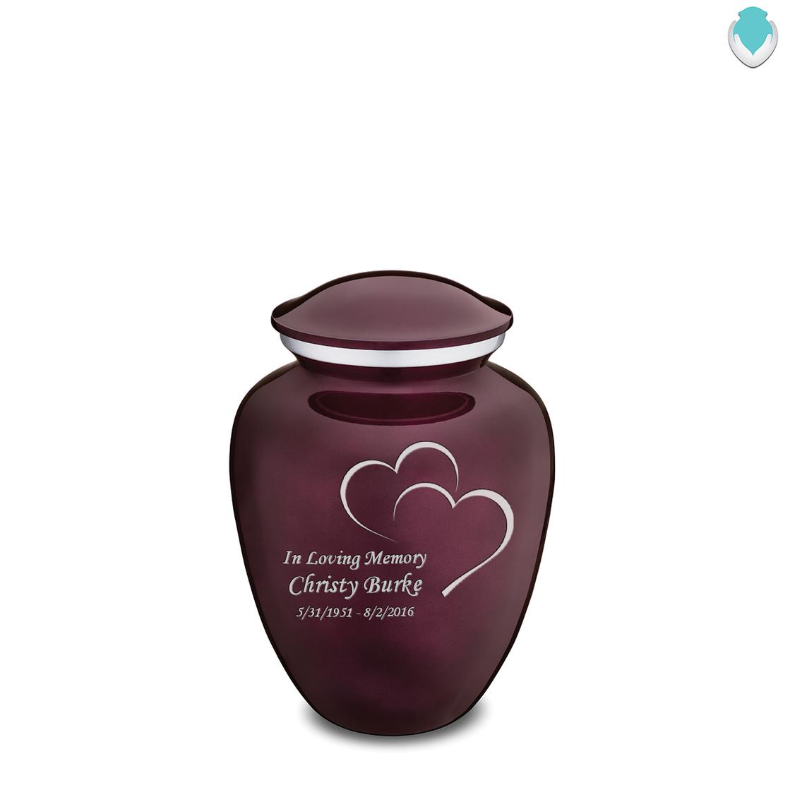 Photo of Medium Embrace Hearts Cremation Urn