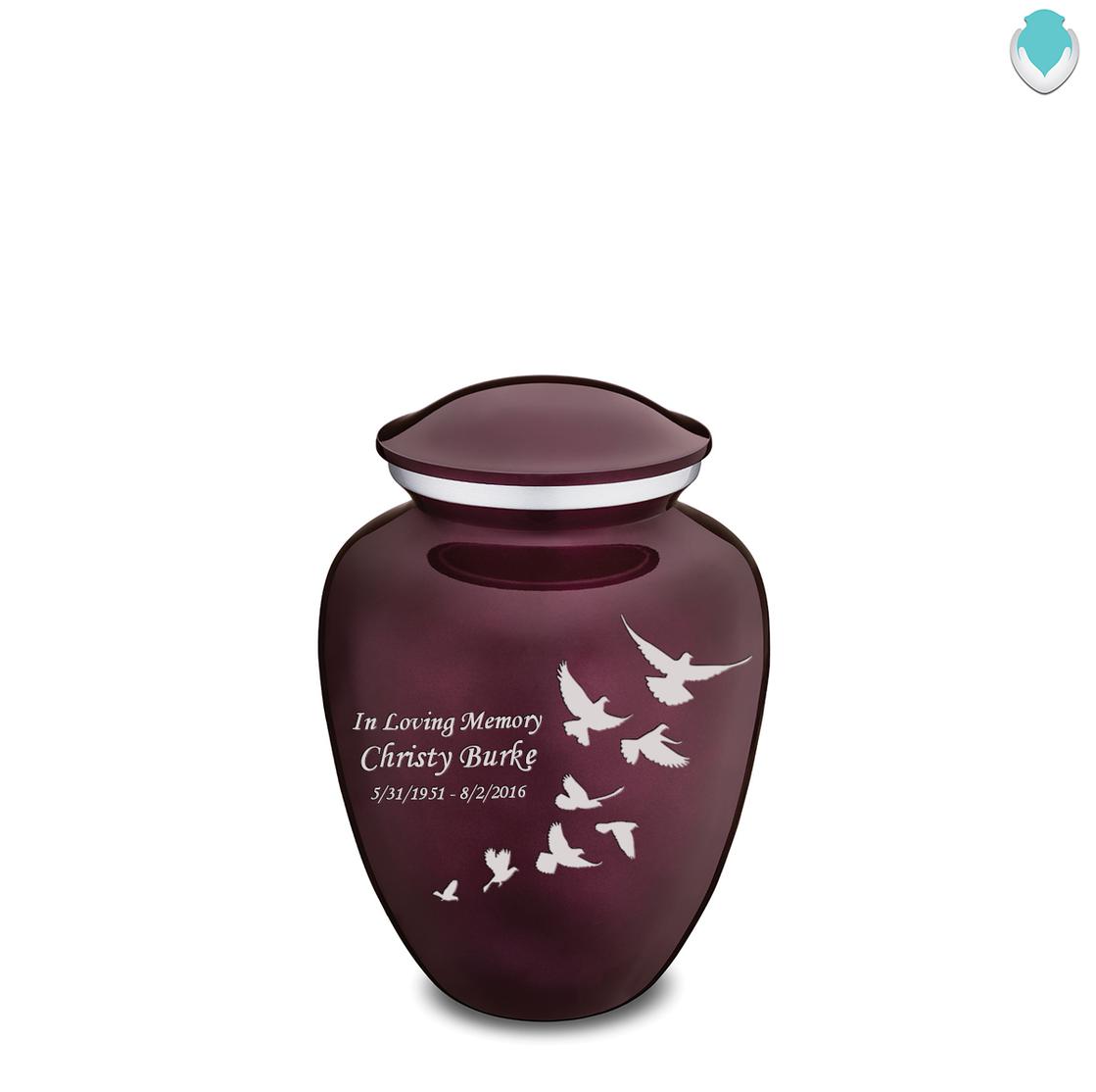 Photo of Medium Embrace Doves Cremation Urn