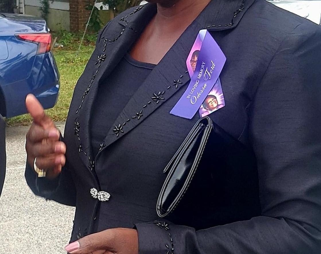 Photo of Large Custom Designed Memorial Ribbons