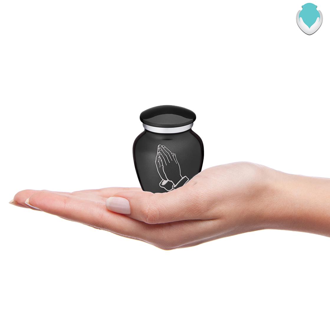 Photo of Keepsake Embrace Praying Hands Cremation Urn
