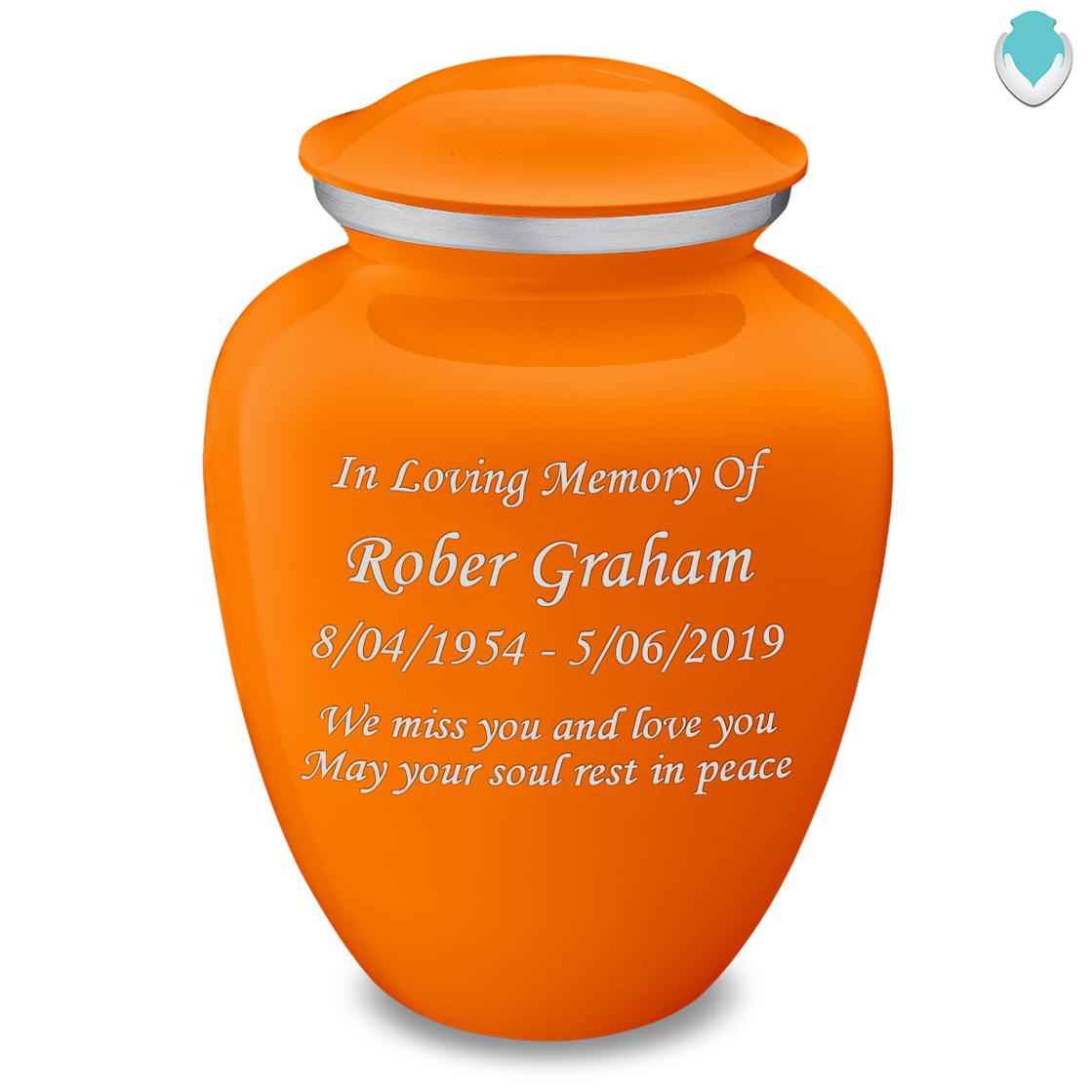 Photo of Adult Embrace Custom Engraved Cremation Urn
