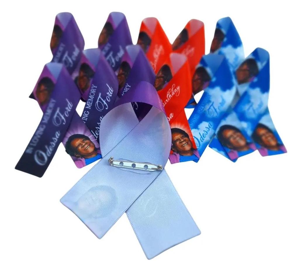 Photo of Medium Custom Designed Memorial Ribbons
