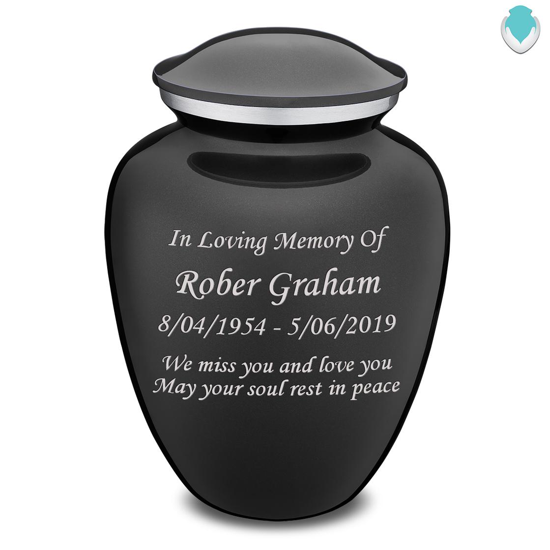 Photo of Adult Embrace Custom Engraved Cremation Urn