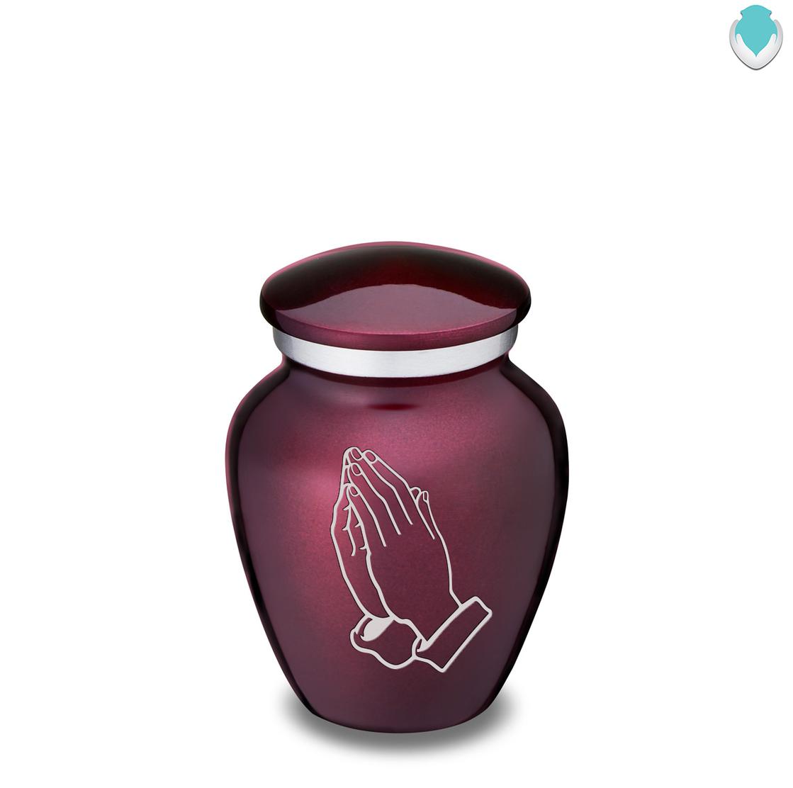 Photo of Keepsake Embrace Praying Hands Cremation Urn